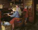  Дети за пианино. 1918