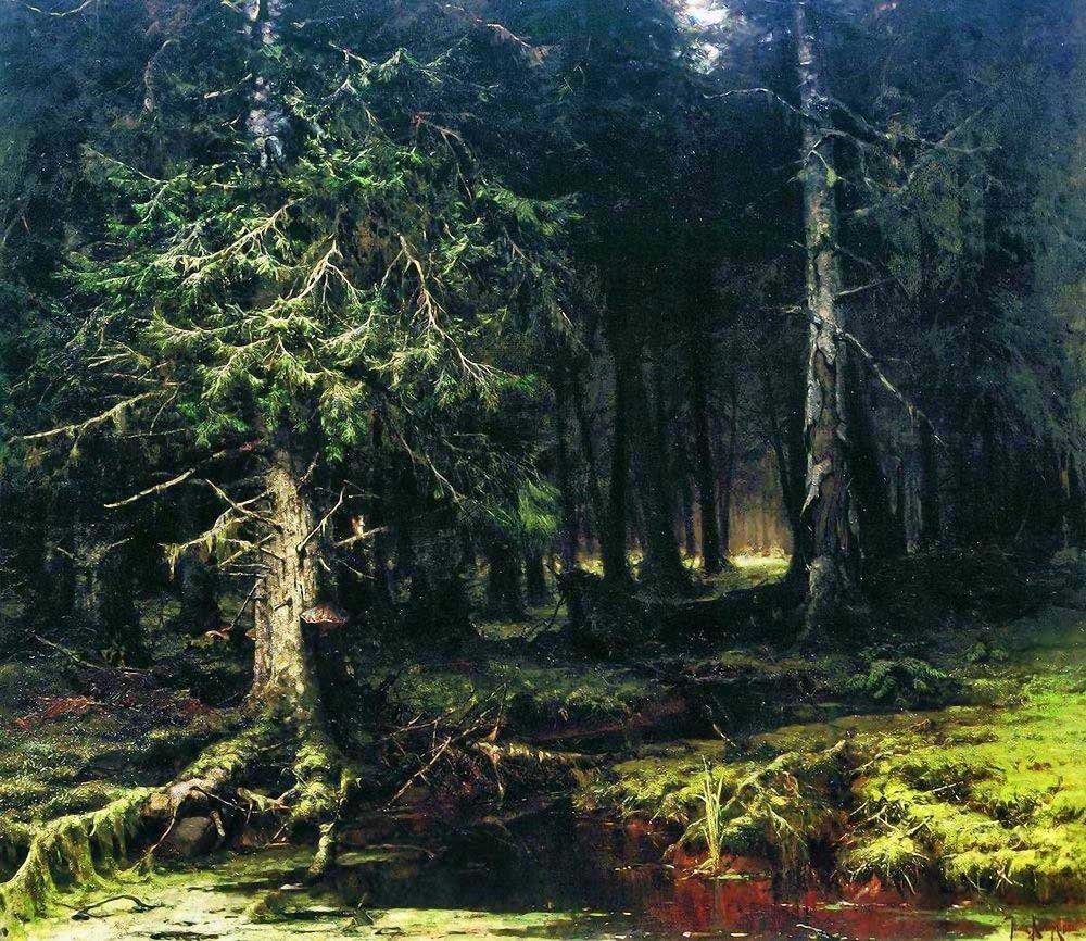 Девственный лес. 1880