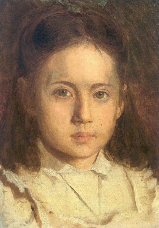 Портрет Сони Крамской,дочери художника.
