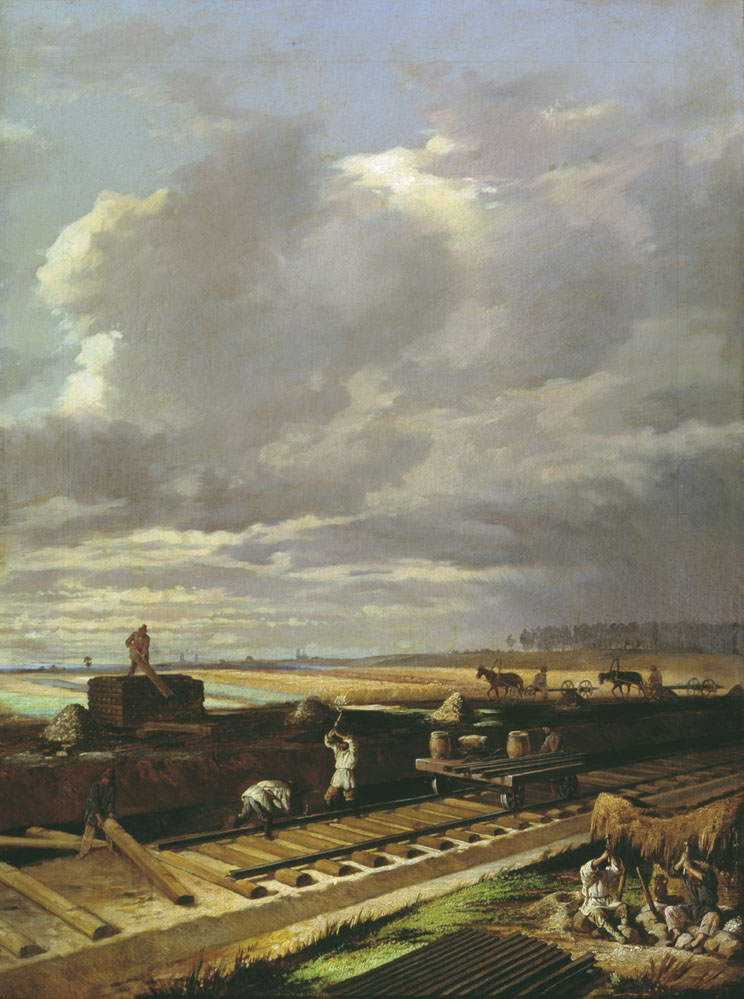  Строительство железной дороги. 1871