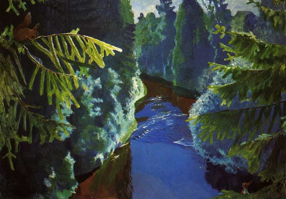 Лесная река. 1929
