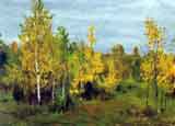 Осенний пейзаж. Золотые березки. 1905