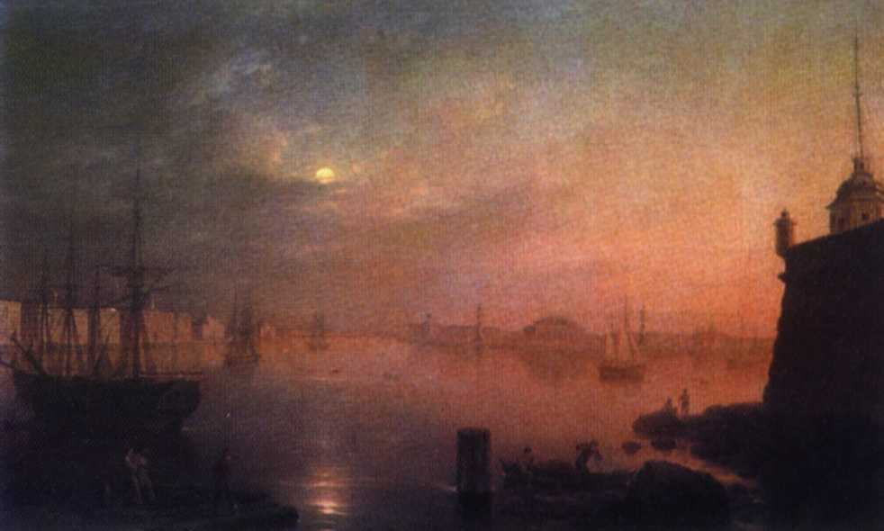 Лунная ночь в Петербурге. 1839г.