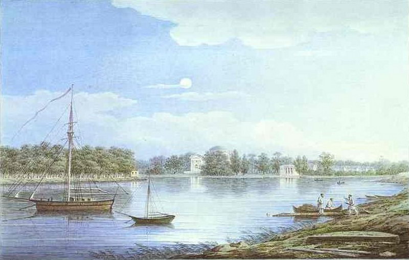 Невка на Елагином острове. 1829